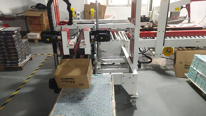 Automatic carton sealing for international board game logistics