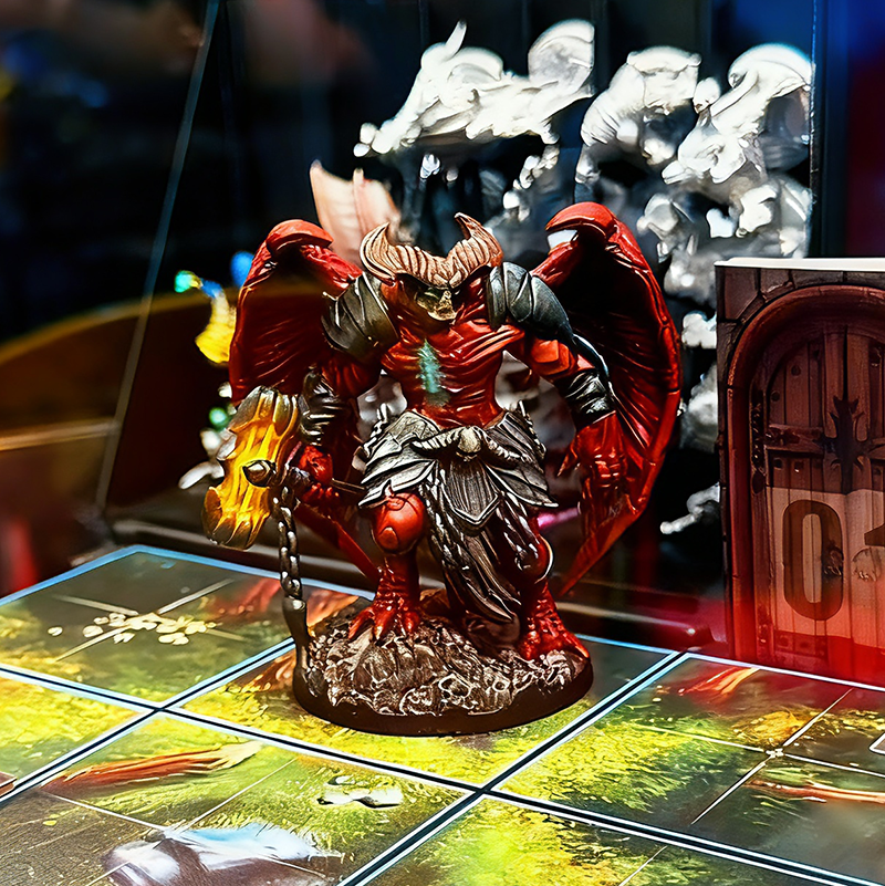 Highly detailed miniatures manufacturing for wargames and RPGs